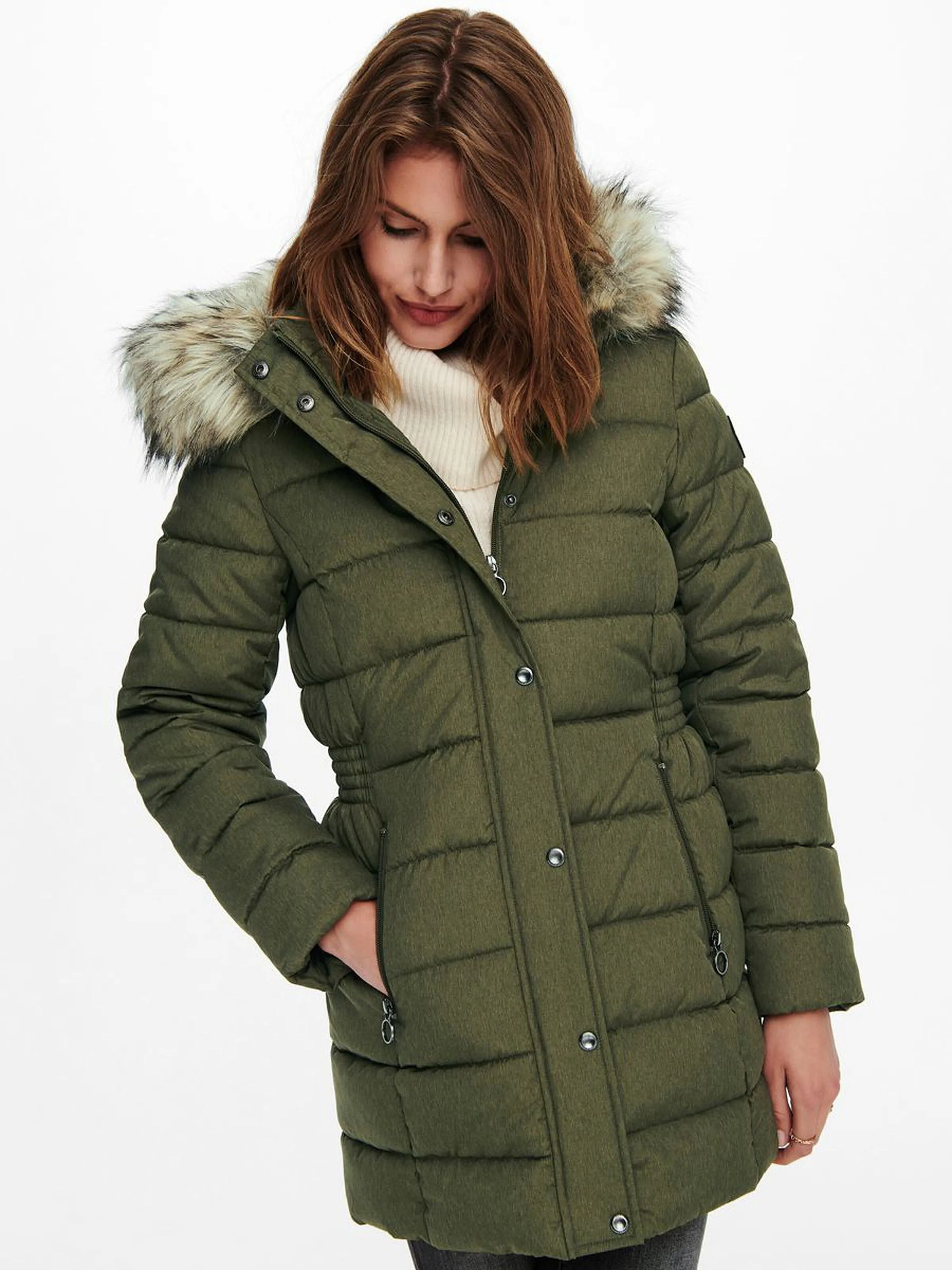abrigo ONLY Luna Quilted Coat - Kalamata - women´s
