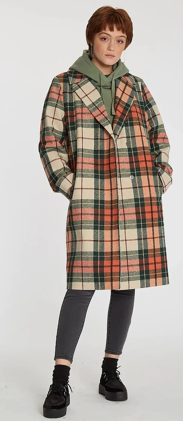 abrigo Volcom Playedcoat - Terra Cotta - women´s