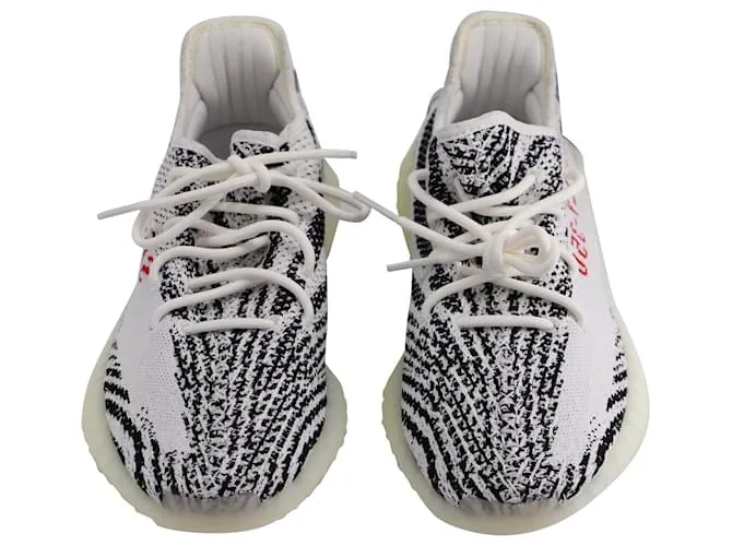 Autre Marque ADIDAS YEEZY BOOST 350 V2 Deportivas Zebra en Algodón Blanco 