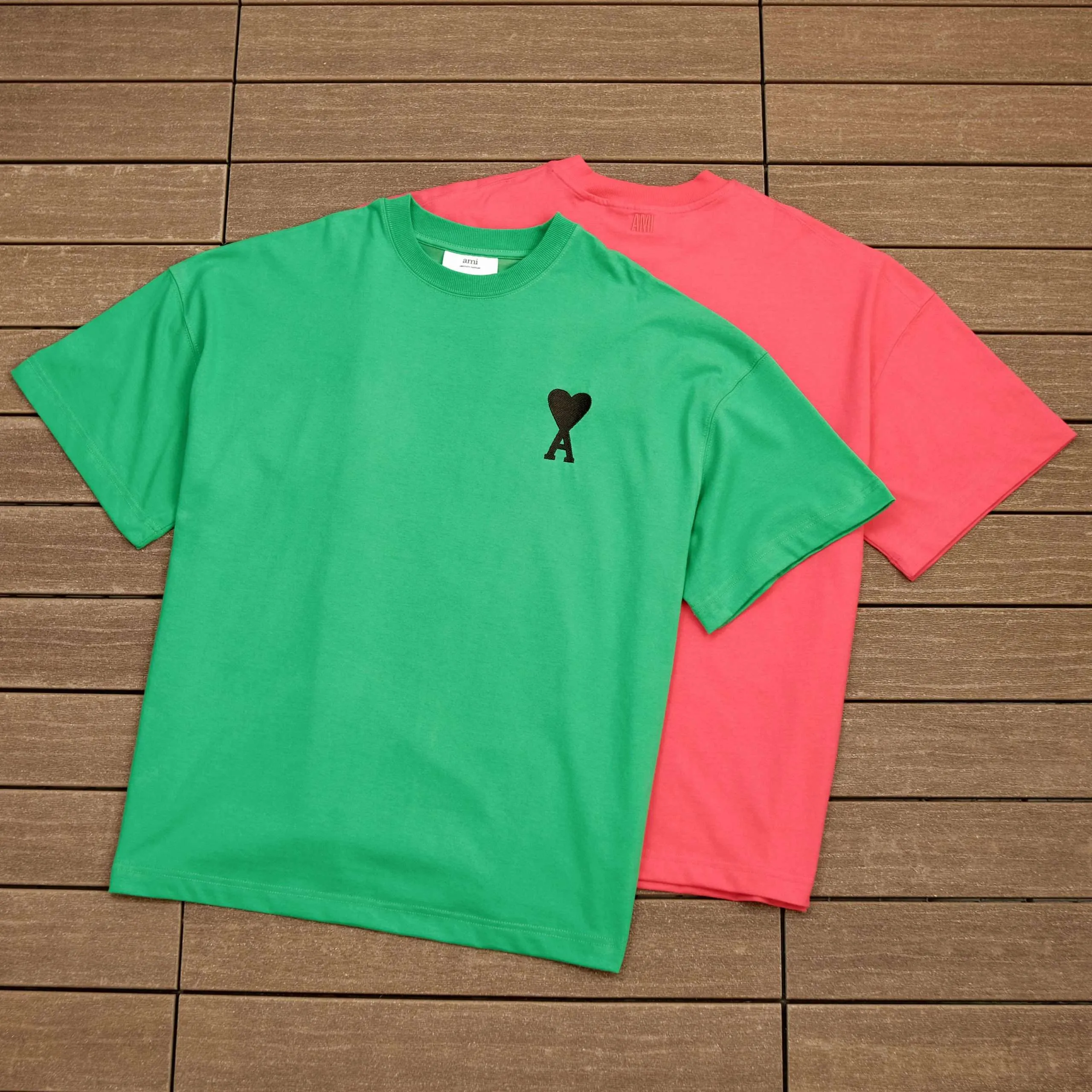 Camiseta Amiri Green/Pink