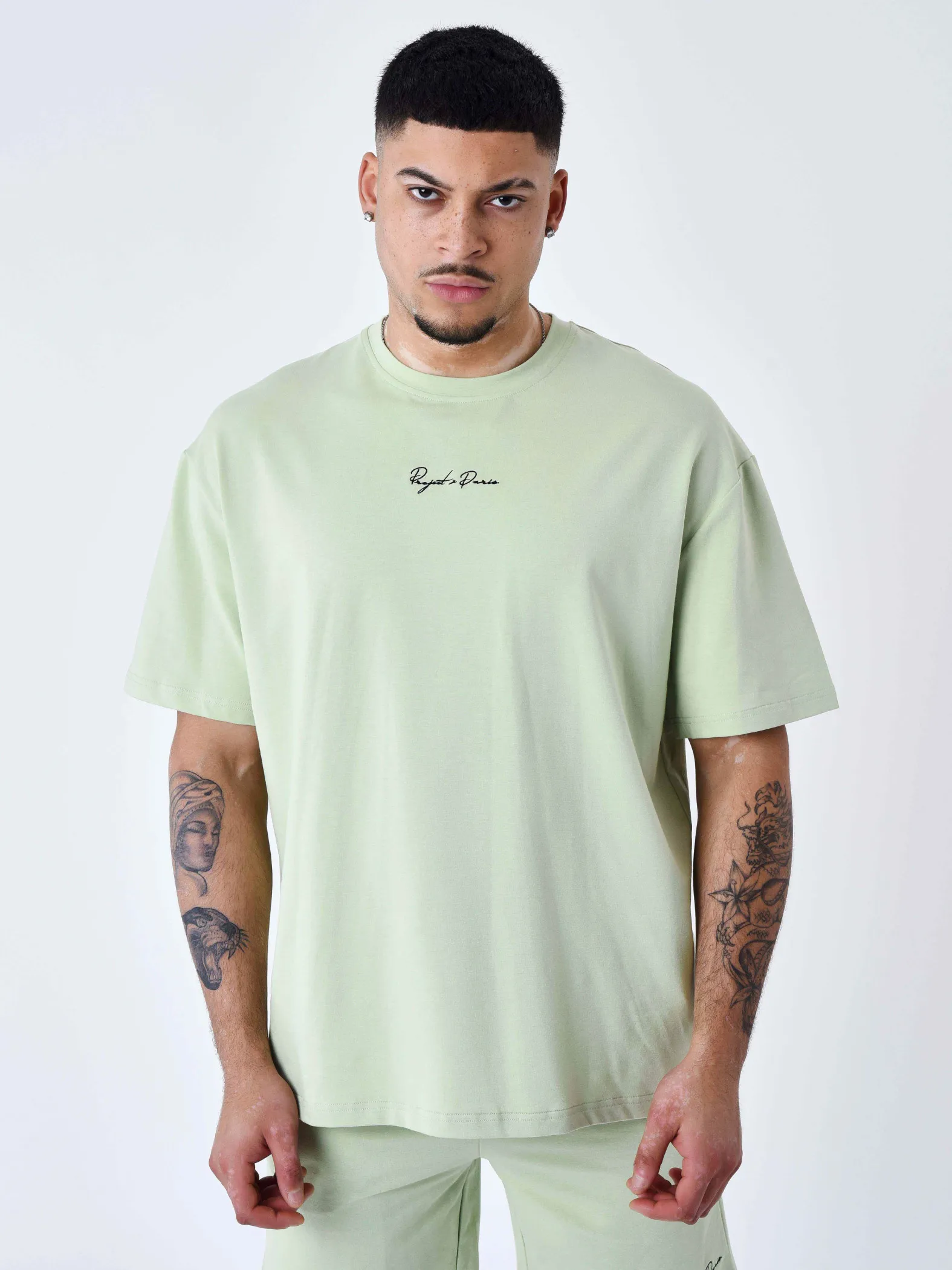 Camiseta con bordado de la firma Project X Paris