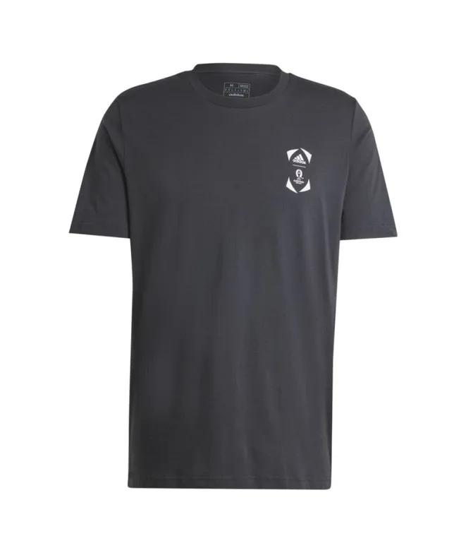 Camiseta de Fútbol adidas Official Emblem Stadium Hombre Negro