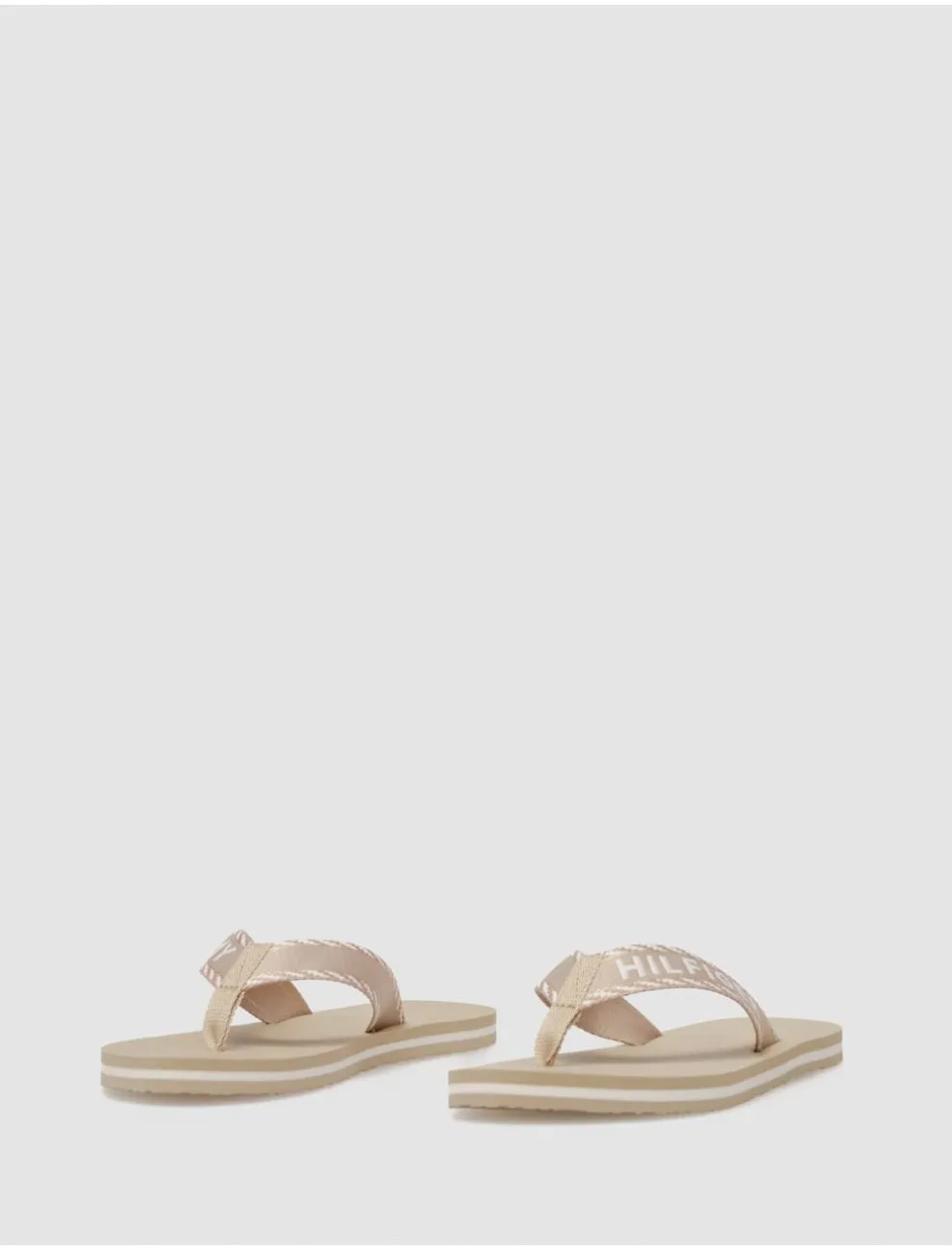 Chancla Tommy Hilfiger Tommy Webbing Sandal Beig