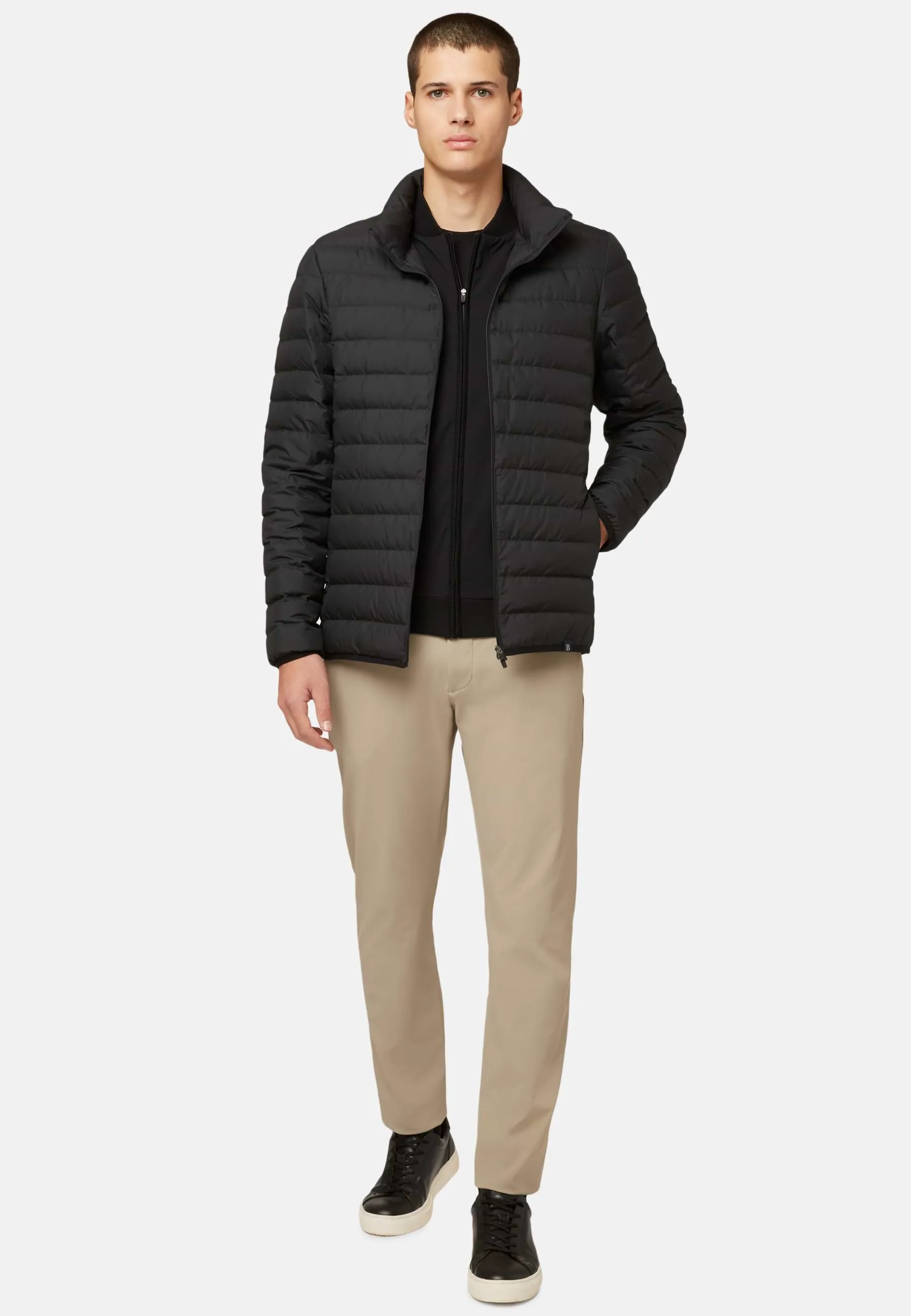 Chaqueta Bomber De Tejido Reciclado De Pluma De Oca