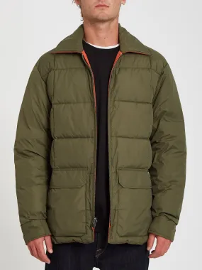 Chaqueta VOLCOM invierno REVERSIBLE para hombre HOBRO – MILITARY Ref. A1732005_MIL verde/naranja