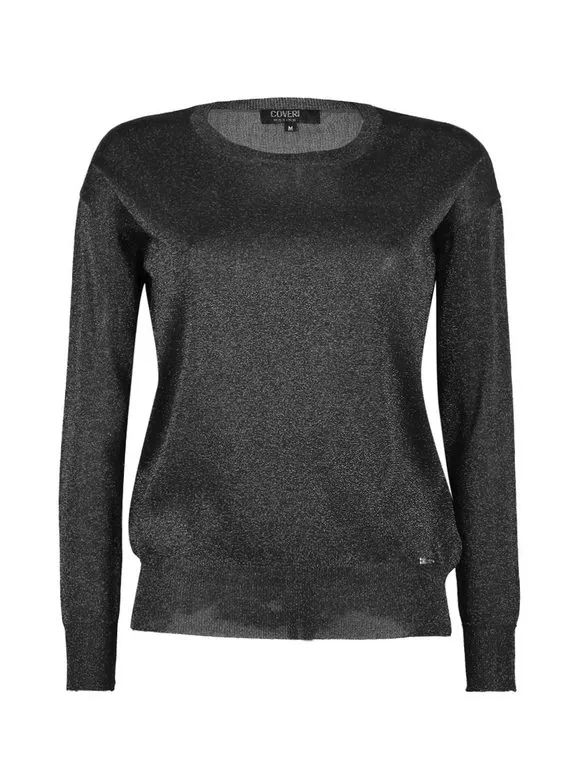Enrico Coveri Jersey mujer cuello redondo lurex