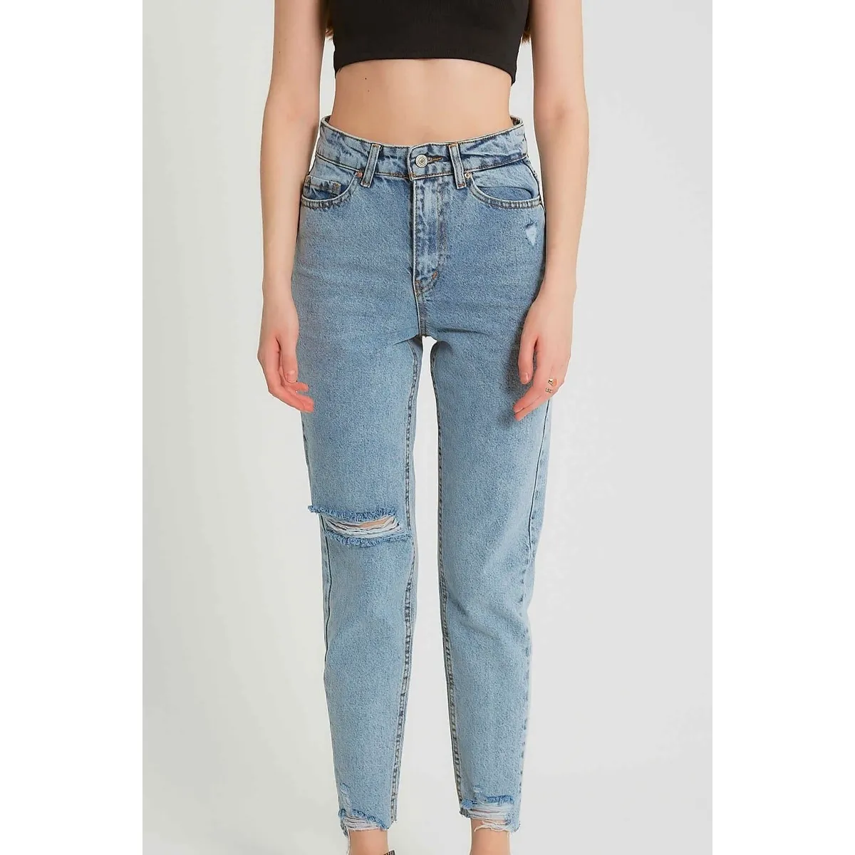 Jeans Cintura Alta Canalé D