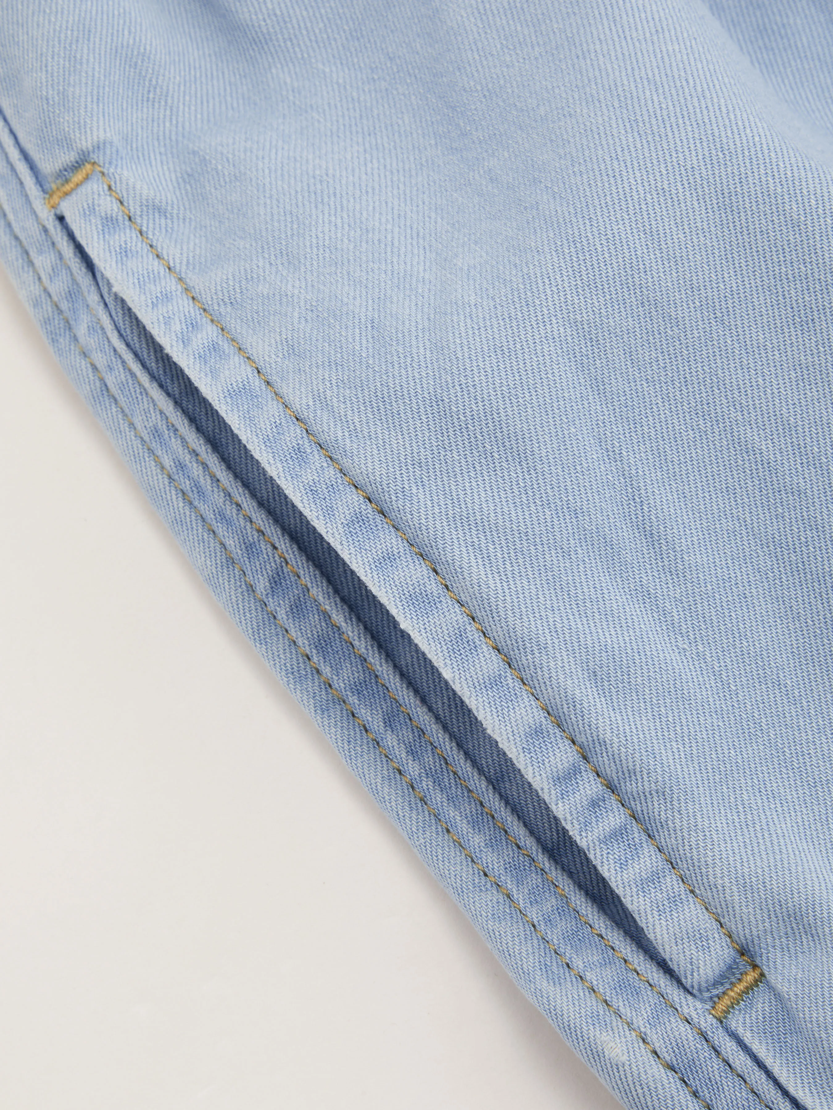  Jeans Vaqueros Cider de Tiro Medio con Nudo y Pierna Ancha Curvy