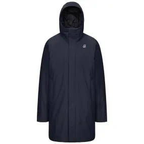 K-WAY THOMAS WARM OTTOMAN PARKA BLUE DEPHT