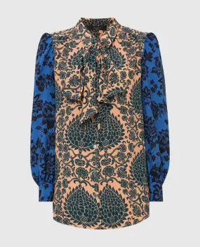 Max Mara Weekend Liriche silk blouse in floral pattern