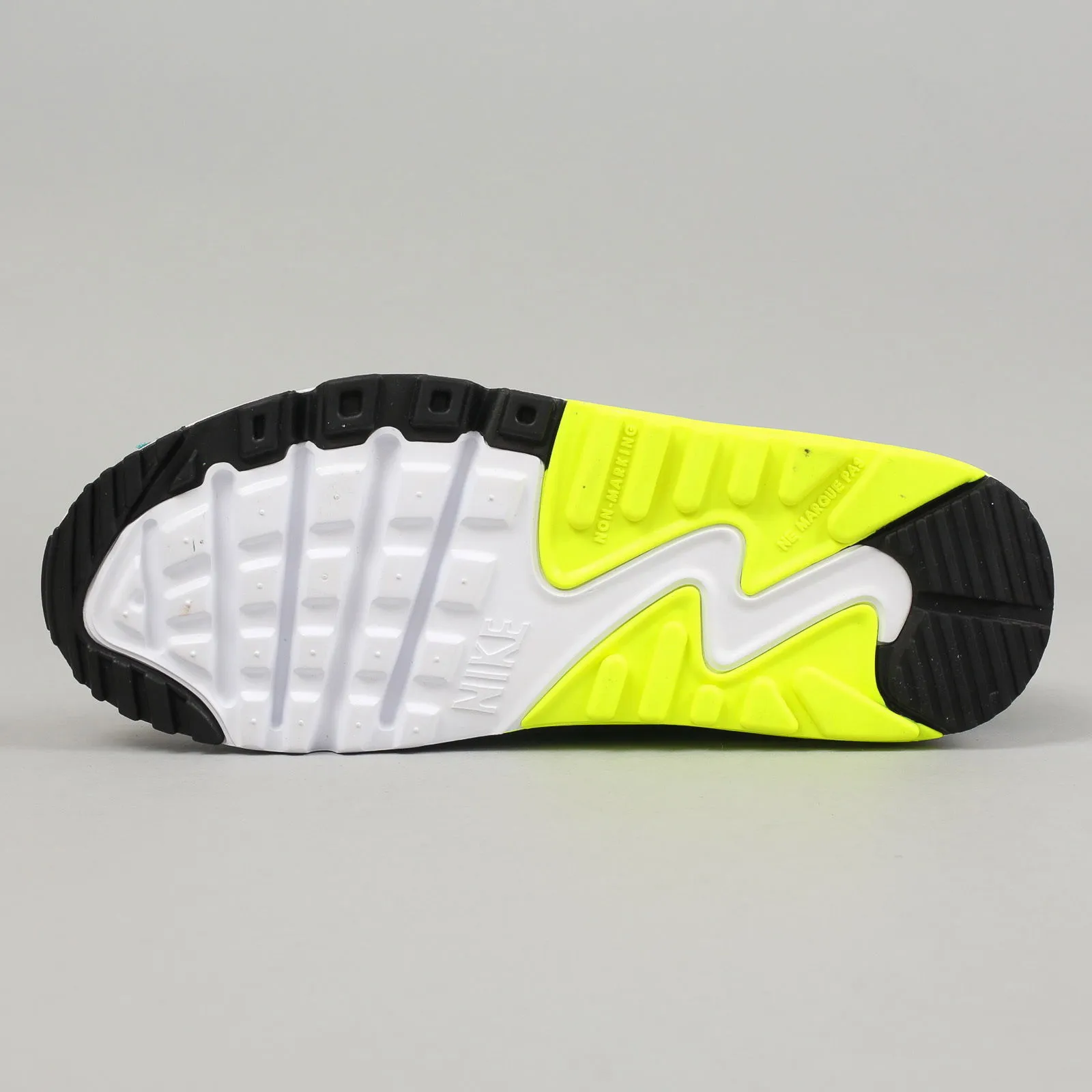 Nike Air Max 90 Mesh "Black Volt Rio Teal" GS