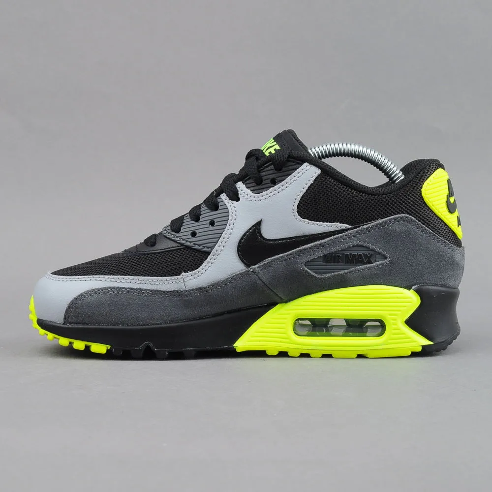 Nike Air Max 90 Mesh "Wolf Grey Volt" GS