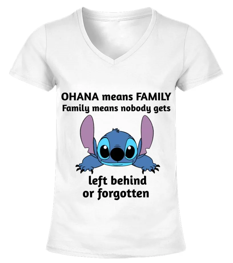 OHANA Camiseta cuello pico Mujer