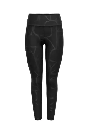 Only Play Legging tiro alto estampado
