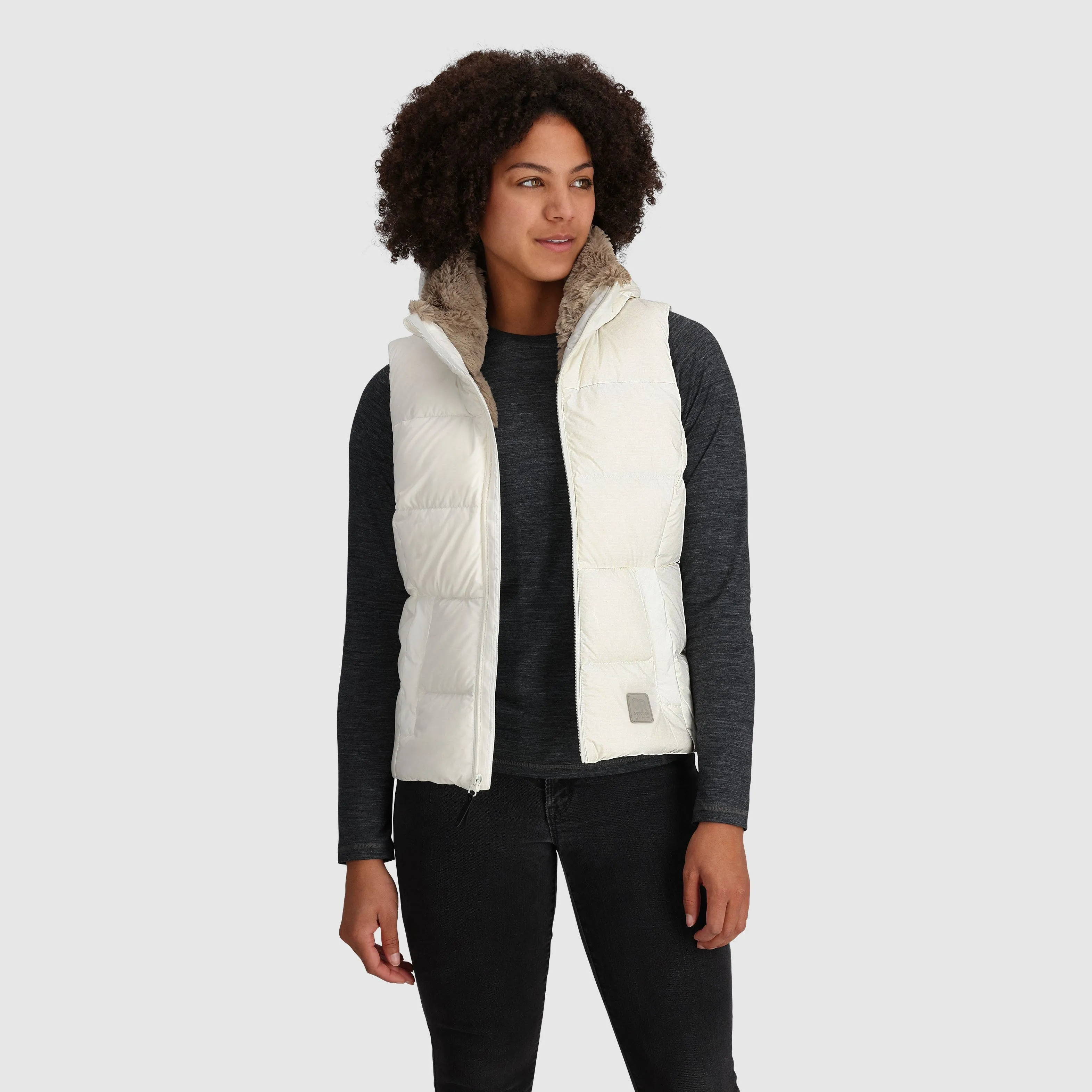 OUTDOOR RESEARCH Chaqueta sin mangas Coldfront Hooded Down Vest para Mujer