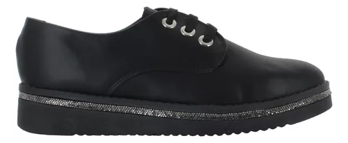 Pink Latte Zapato Mocasin Vestir Formal Brillos Mujer 89491