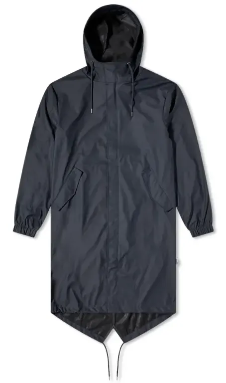 RAINS FISHTAIL PARKA NAVY