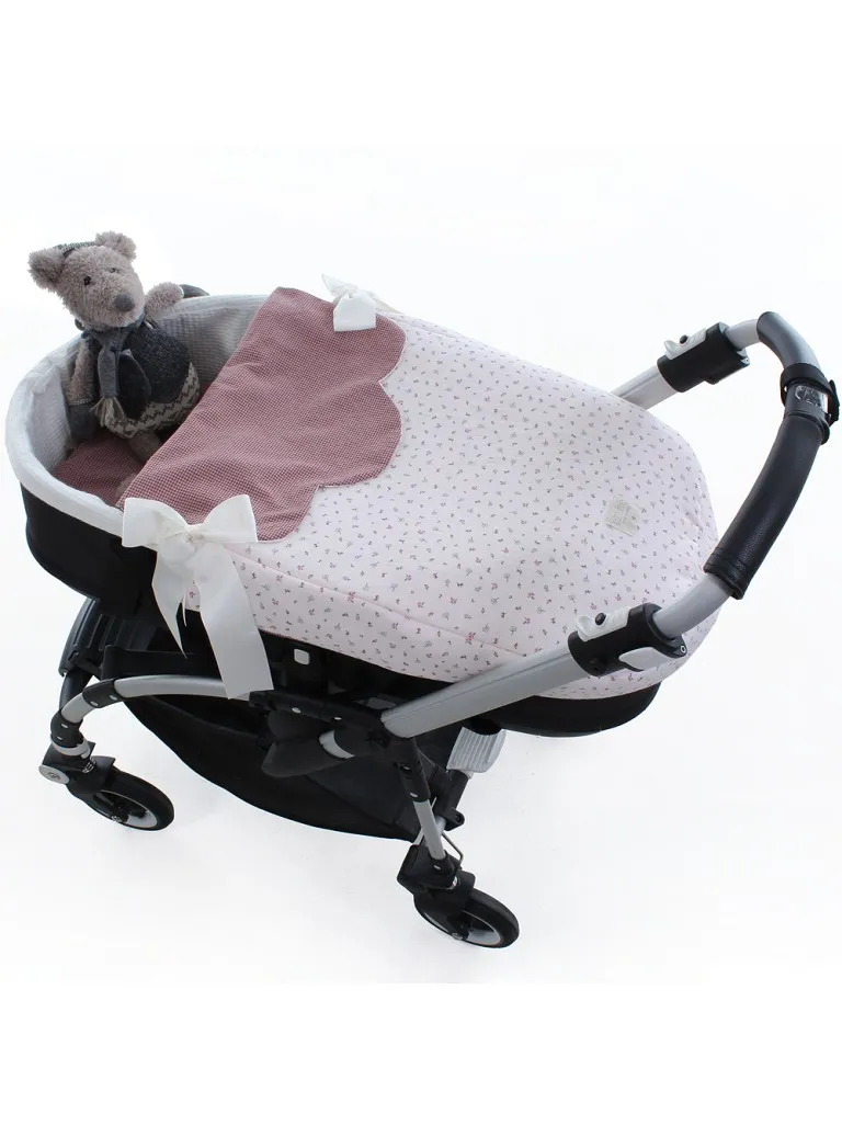 Saco capazo de tres usos,desmontable en colchoneta y relleno y reversible