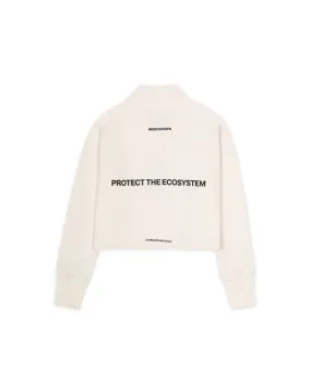 SACO TURTLE NECK CON CIERRE ECOSYSTEM HUESO