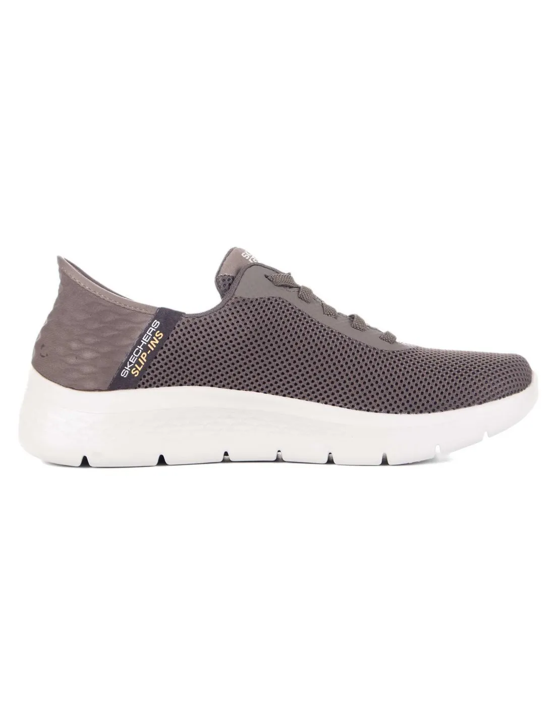 SKECHERS - Zapatillas marrones Go Walk Flex Hands Up Hombre