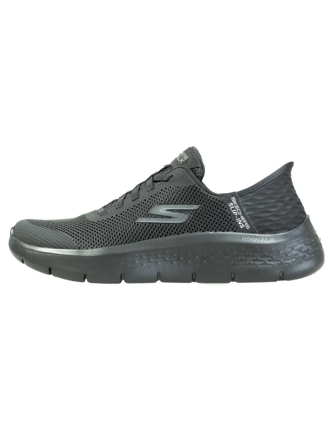 SKECHERS - Zapatillas negras Go Walk Flex Grand Entry 124836/BBK Mujer