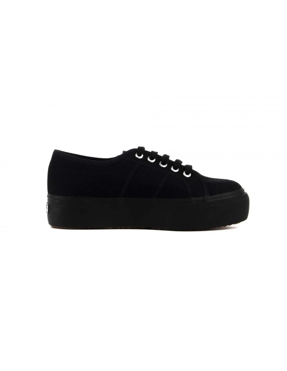 SUPERGA - Zapatillas negras 2790 ACOTW LINEA UP AND DOWN Mujer