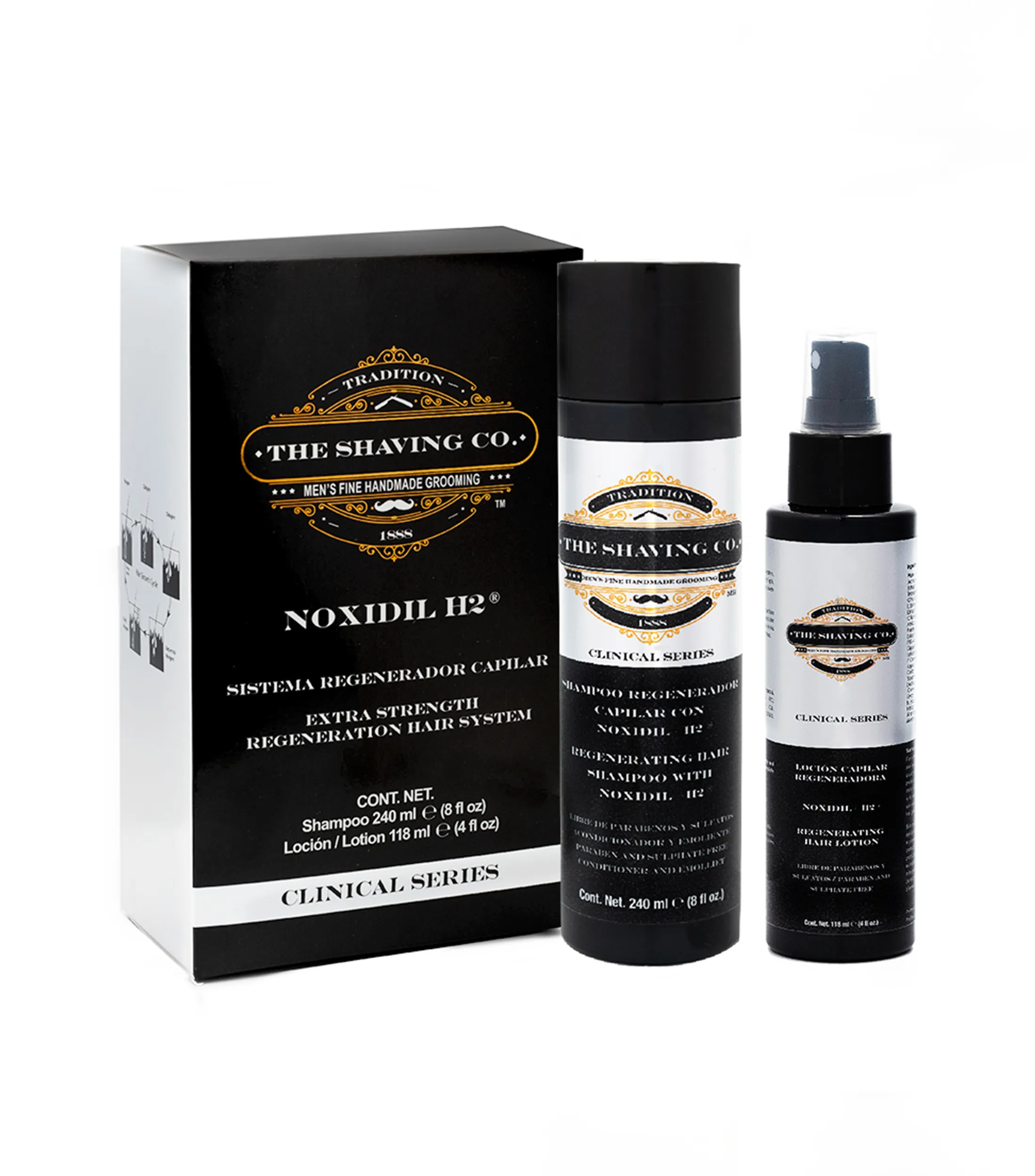 The Shaving Co. Set Sistema Capilar Noxidil H2 Hombre