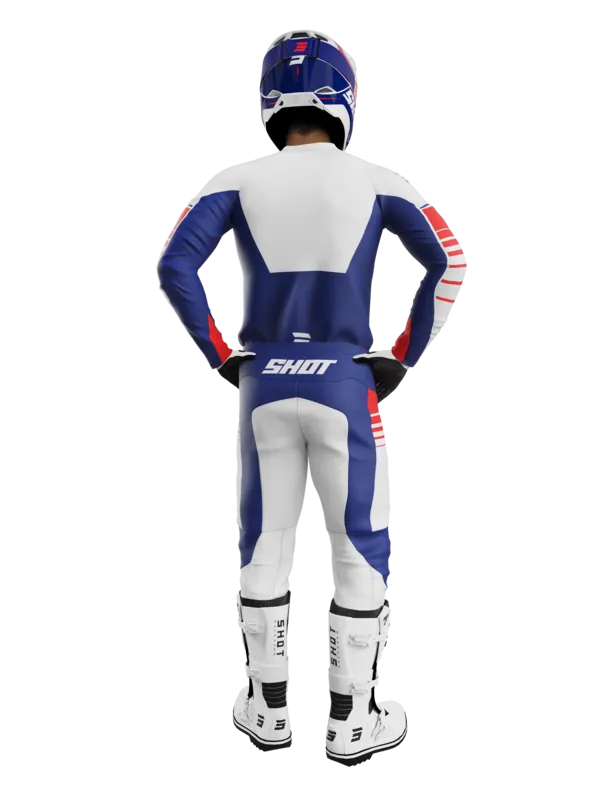 Traje de Cross Shot Devo Peak Azul