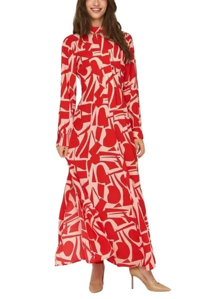 Vestido Only Helena Rojo para Mujer